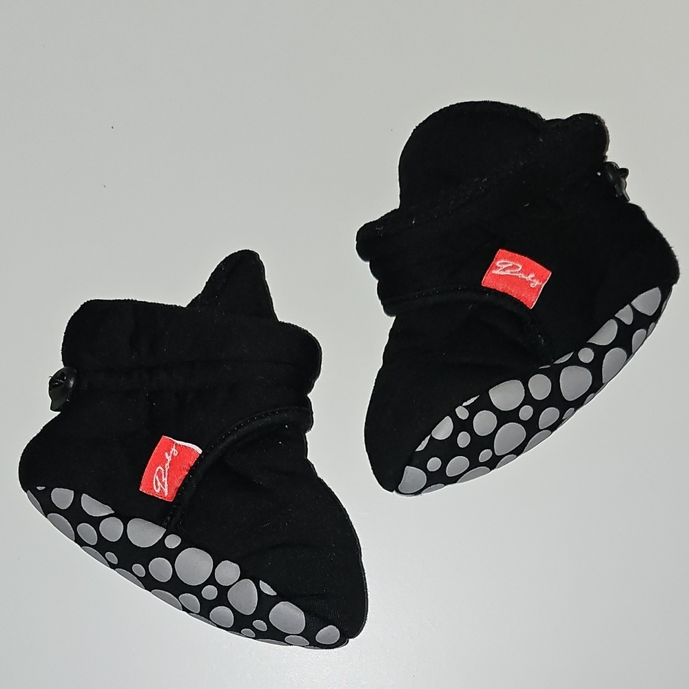 Black Baby Booties
